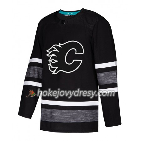 Pánské Hokejový Dres Calgary Flames Blank Černá 2019 NHL All-Star Adidas Authentic